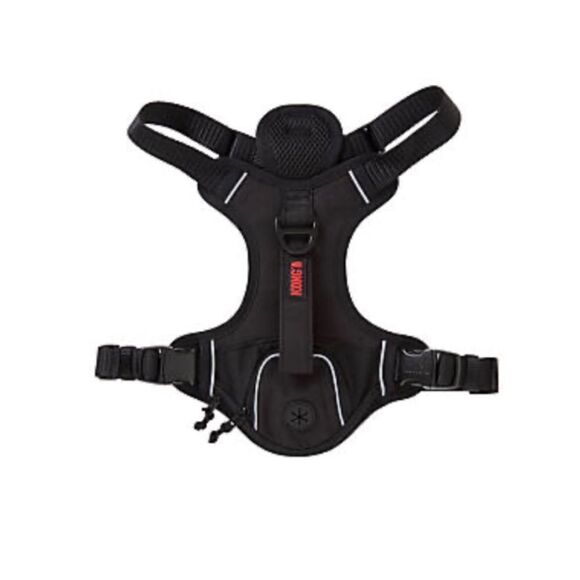 Kong Medium (M) Reflective Waste Bag Dog Harness Ultra Durable Neoprene Black - Picture 1 of 5